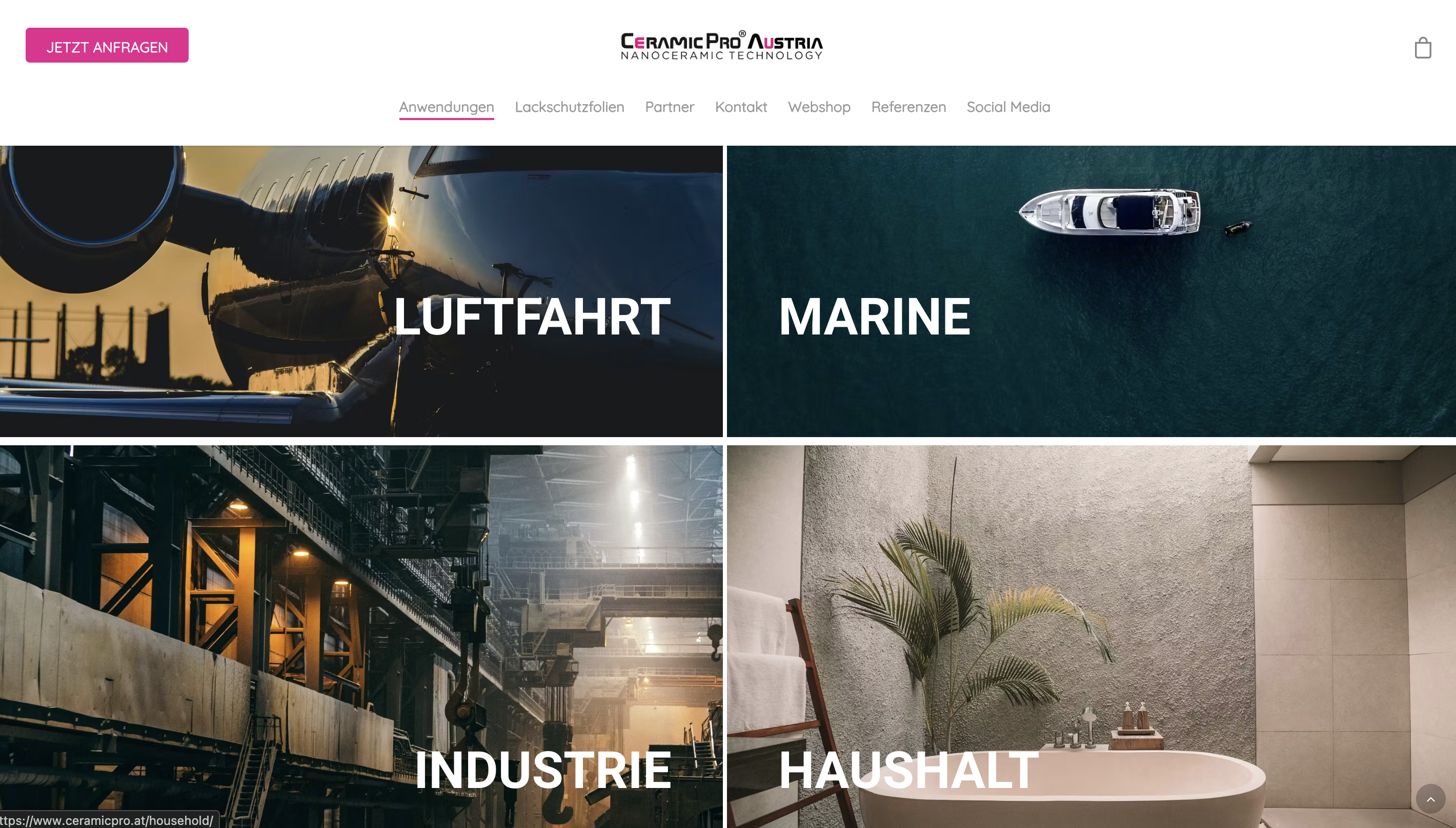 SEO Optimierte Website Ceramic Pro