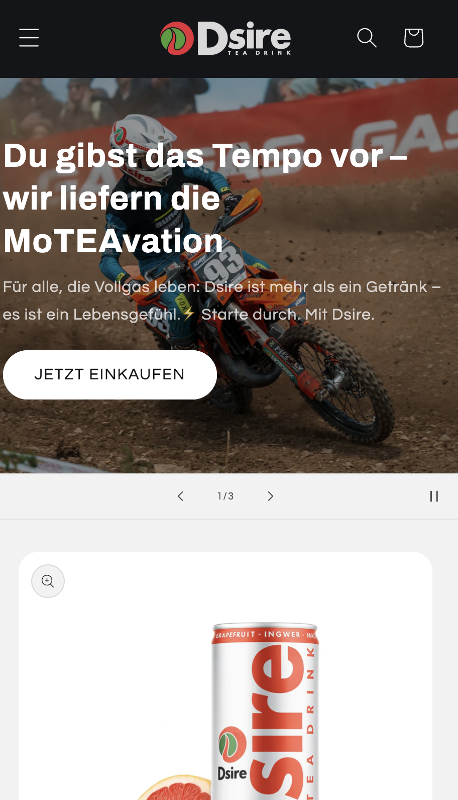 Dsire Tea Drink Webshop Graz